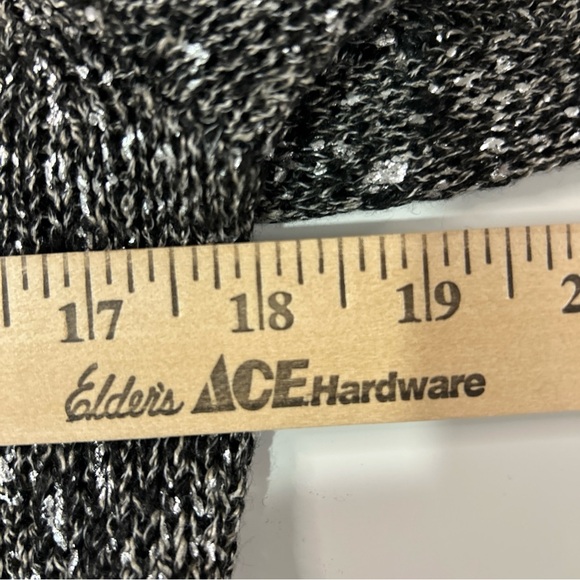 Eileen Fisher Open Cardigan Sweater Women’s XS Black White Gray Italian Linen - Picture 8 of 11